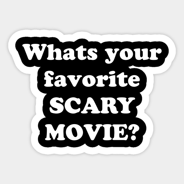 Scary movie Sticker by TheCosmicTradingPost